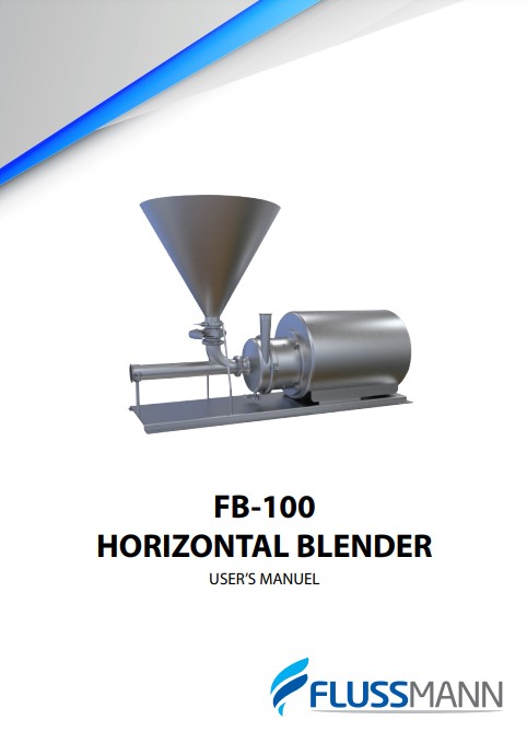 flussmann-FB100-horizontal-agitator-user-manual Mikser poziomy FB 100 - FB 200