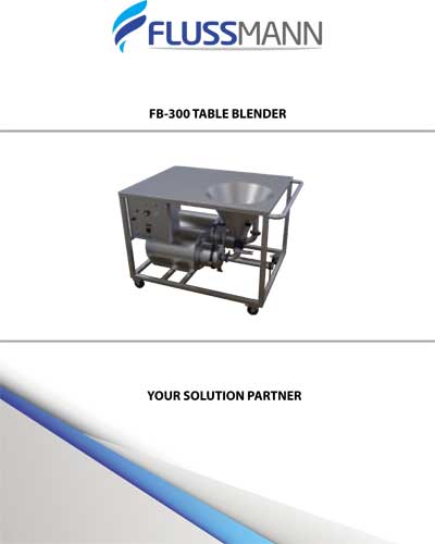 flussmann-fb-300-table-blender FTS Pompa Dwuśrubowa